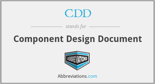 CDD - Component Design Document