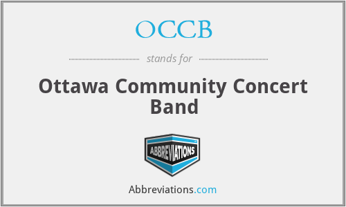 OCCB - Ottawa Community Concert Band