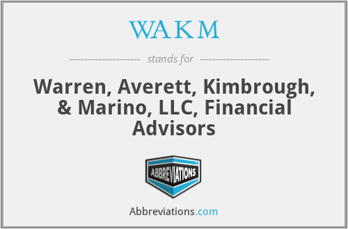 WAKM - Warren, Averett, Kimbrough, & Marino, LLC, Financial Advisors