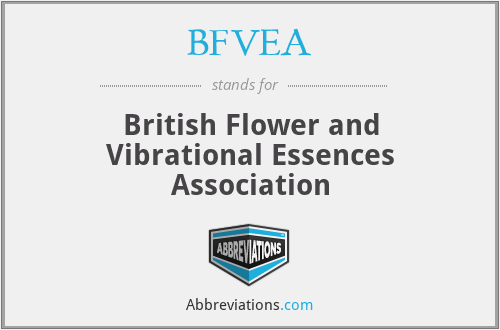 BFVEA - British Flower and Vibrational Essences Association