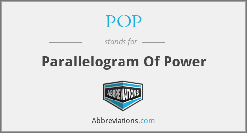 POP - Parallelogram Of Power