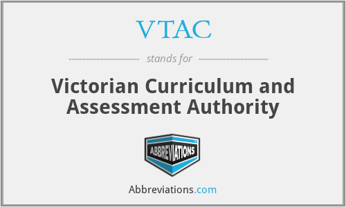 VTAC - Victorian Curriculum and Assessment Authority