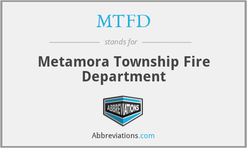 MTFD - Metamora Township Fire Department