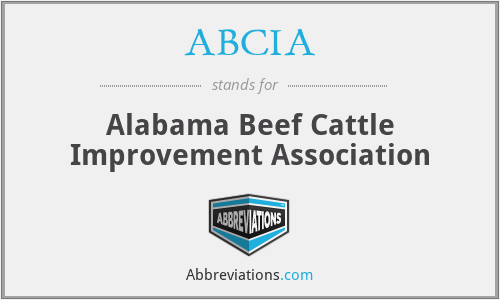 ABCIA - Alabama Beef Cattle Improvement Association