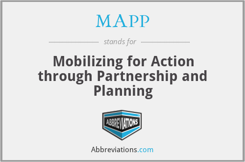 MAPP - Mobilizing for Action through Partnership and Planning
