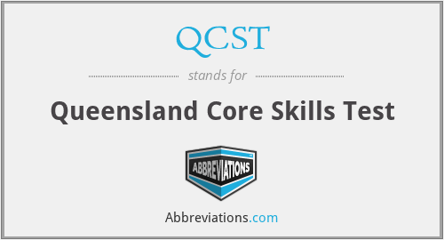 QCST - Queensland Core Skills Test