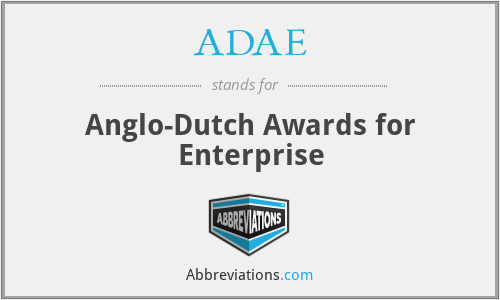 ADAE - Anglo-Dutch Awards for Enterprise