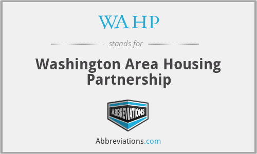 WAHP - Washington Area Housing Partnership