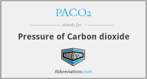 PACO2 - Pressure of Carbon dioxide