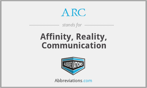 ARC - Affinity, Reality, Communication