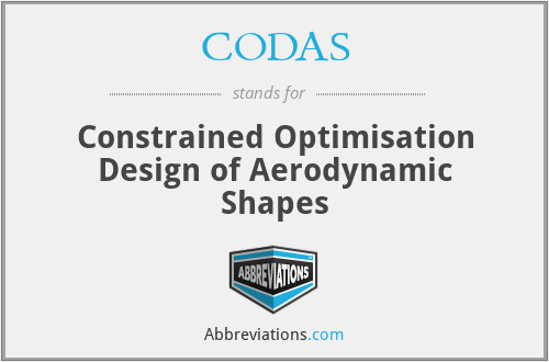 CODAS - Constrained Optimisation Design of Aerodynamic Shapes