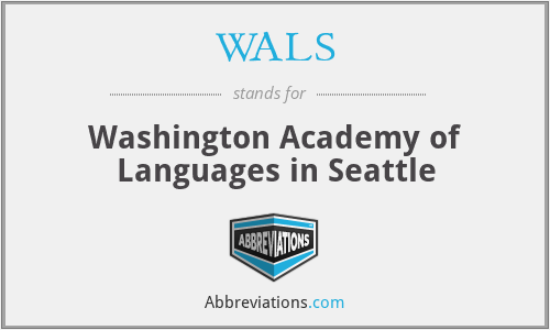 WALS - Washington Academy of Languages in Seattle