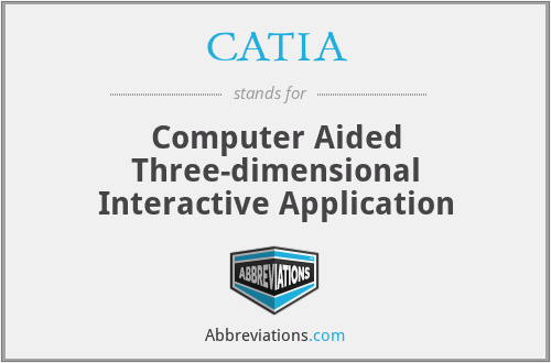 CATIA - Computer Aided Three-dimensional Interactive Application