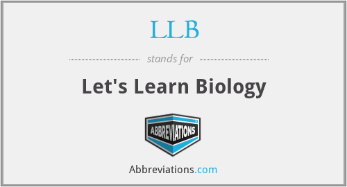 LLB - Let's Learn Biology
