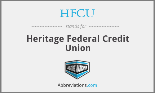HFCU - Heritage Federal Credit Union