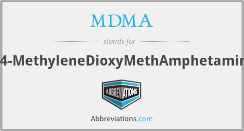 MDMA - 3,4-MethyleneDioxyMethAmphetamine