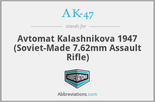 AK-47 - Avtomat Kalashnikova 1947 (Soviet-Made 7.62mm Assault Rifle)