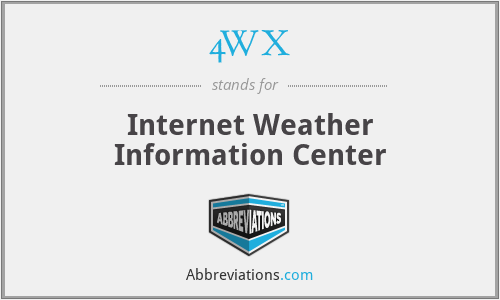 4WX - Internet Weather Information Center