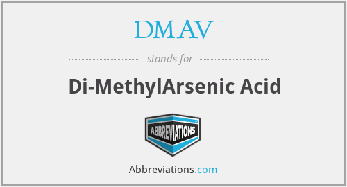 DMAV - Di-MethylArsenic Acid