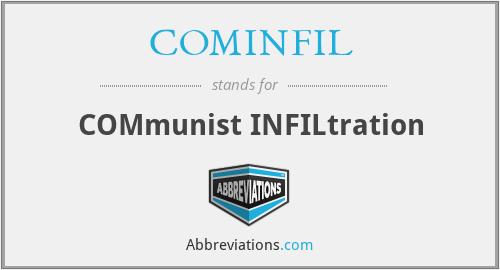 COMINFIL - COMmunist INFILtration