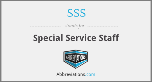 SSS - Special Service Staff