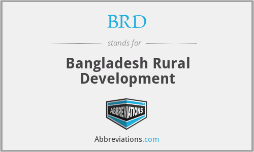 BRD - Bangladesh Rural Development