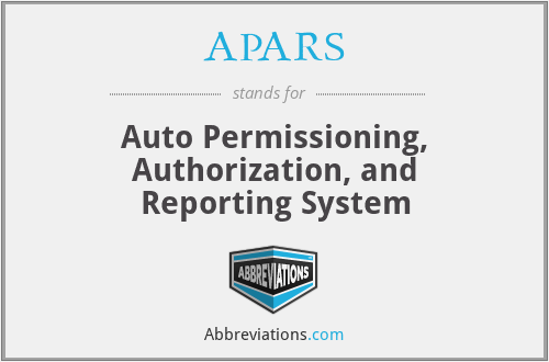 APARS - Auto Permissioning, Authorization, and Reporting System