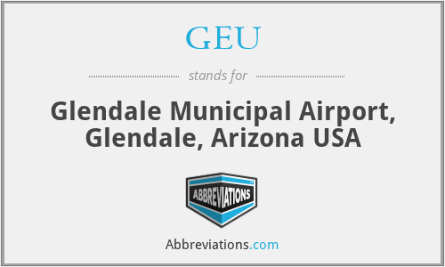 GEU - Glendale Municipal Airport, Glendale, Arizona USA
