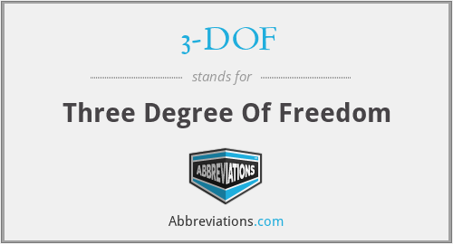 3-DOF - Three Degree Of Freedom