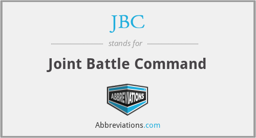 JBC - Joint Battle Command