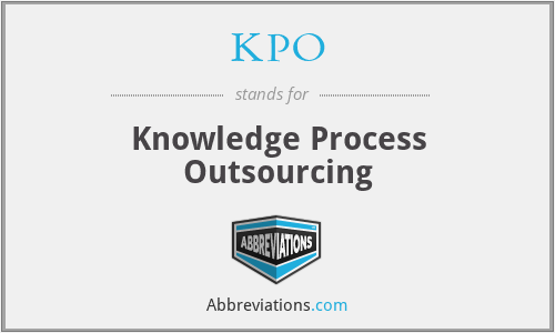 KPO - Knowledge Process Outsourcing