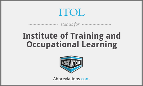 ITOL - Institute of Training and Occupational Learning