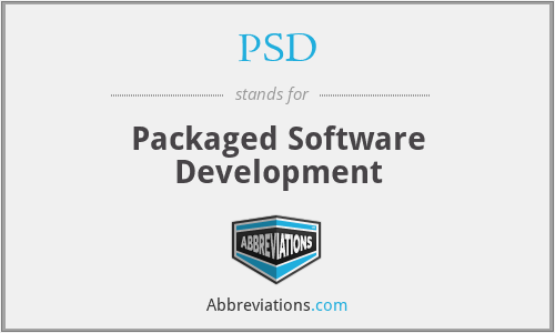 PSD - Packaged Software Development