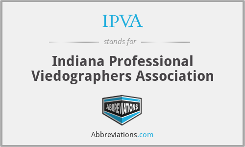IPVA - Indiana Professional Viedographers Association
