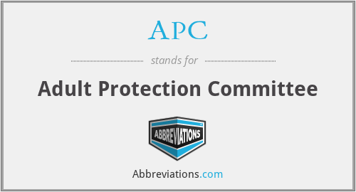 APC - Adult Protection Committee