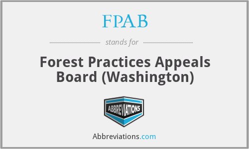 FPAB - Forest Practices Appeals Board (Washington)