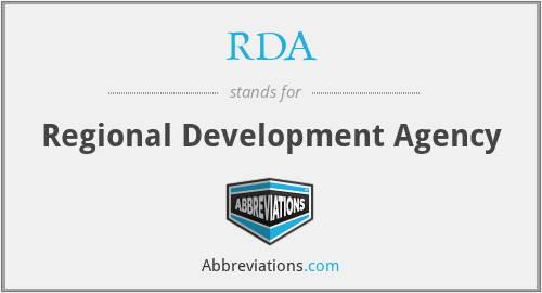 RDA - Regional Development Agency