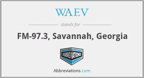 WAEV - FM-97.3, Savannah, Georgia