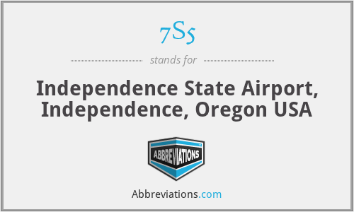 7S5 - Independence State Airport, Independence, Oregon USA