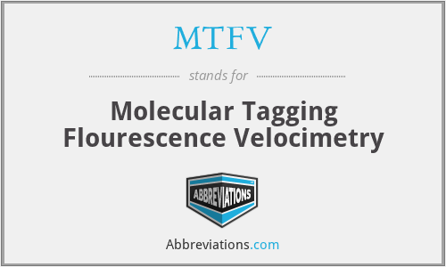 MTFV - Molecular Tagging Flourescence Velocimetry