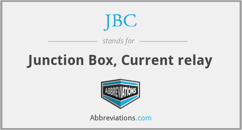 JBC - Junction Box, Current relay