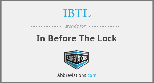IBTL - In Before The Lock