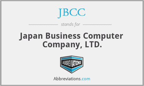 JBCC - Japan Business Computer Company, LTD.