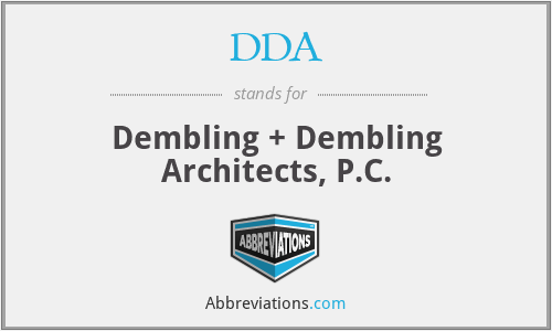 DDA - Dembling + Dembling Architects, P.C.