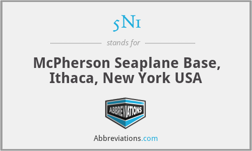 5N1 - McPherson Seaplane Base, Ithaca, New York USA