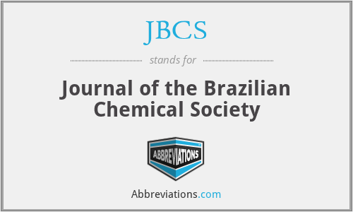 JBCS - Journal of the Brazilian Chemical Society