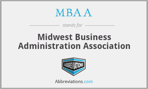 MBAA - Midwest Business Administration Association