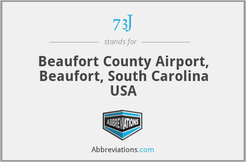 73J - Beaufort County Airport, Beaufort, South Carolina USA