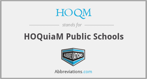 HOQM - HOQuiaM Public Schools