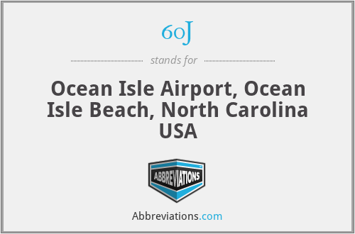 60J - Ocean Isle Airport, Ocean Isle Beach, North Carolina USA